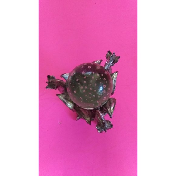 Design Toscano Dragons of Corfu Castle Mystic glass globe 5.5" h x 4" w - Picture 3 of 4